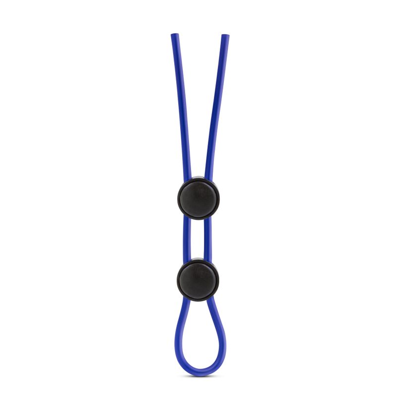 Stay Hard Silicone Double Loop (Blue) – Adjustable Cock Ring