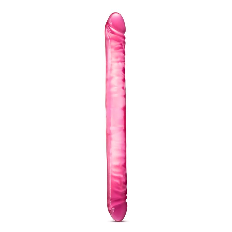 B Yours Double Dildo (Pink) 18 Inch – Shared Pleasure Double Dildo