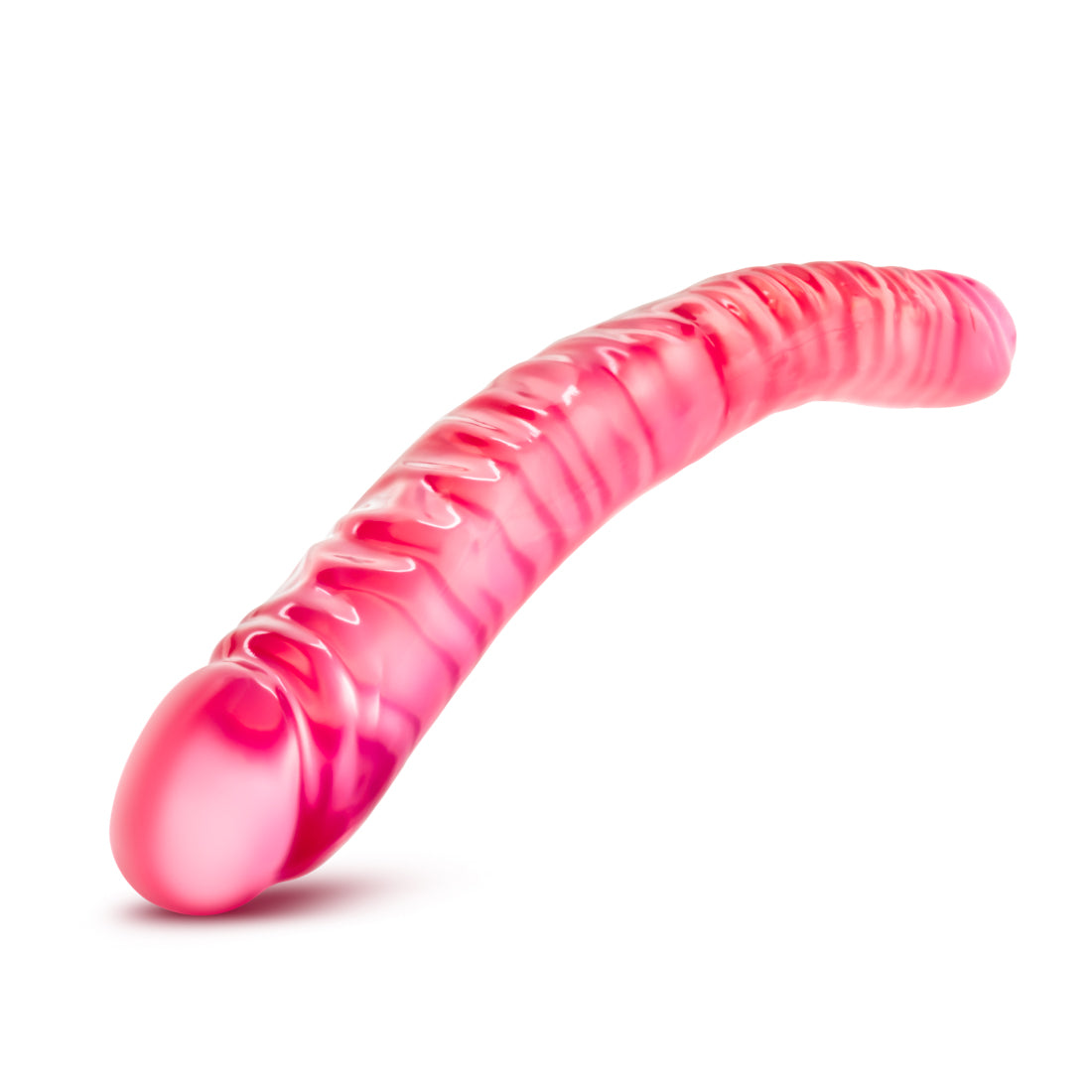 B Yours Double Dildo (Pink) 18 Inch – Shared Pleasure Double Dildo