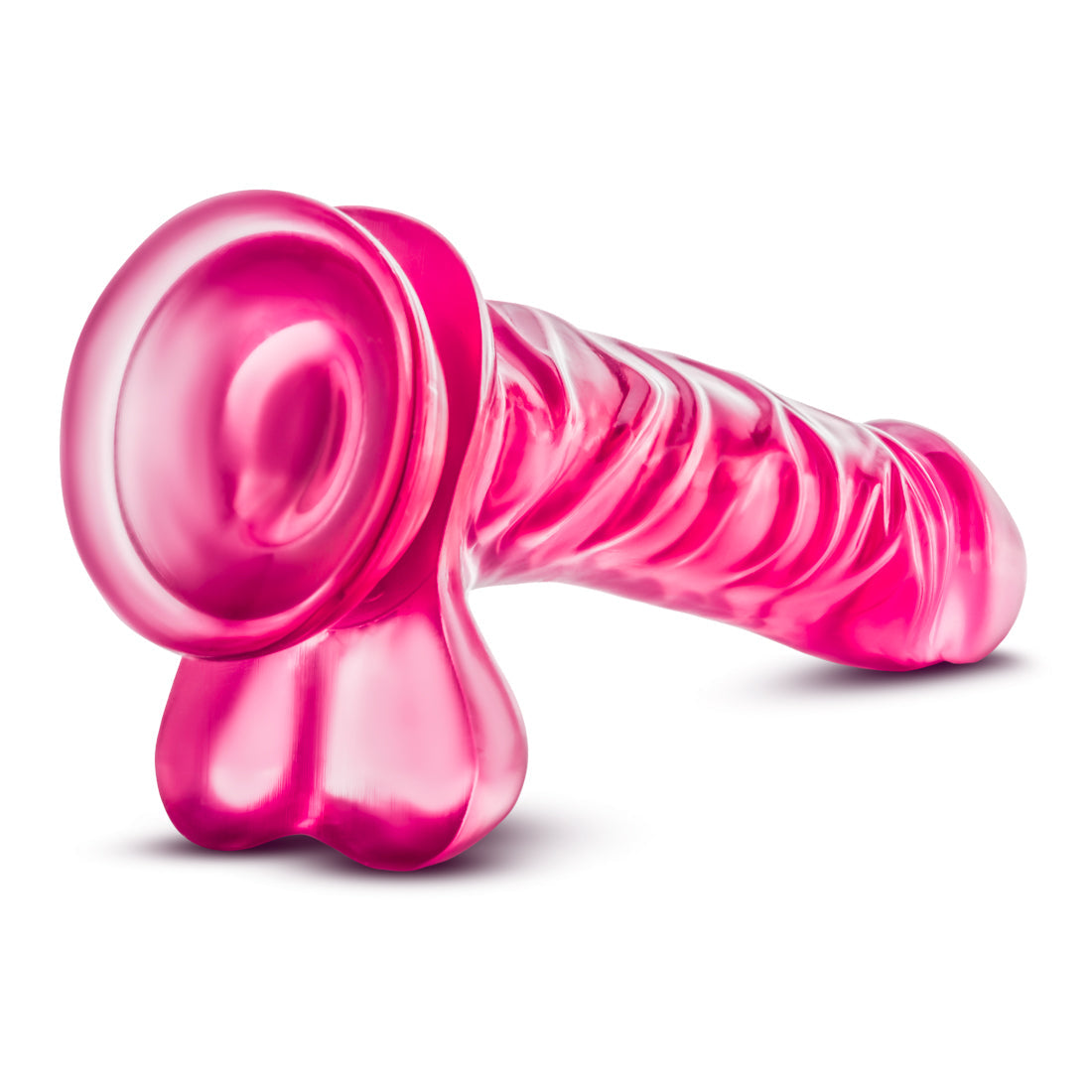 B Yours Basic 8 Pink Realistic Dildo with Suction Cup