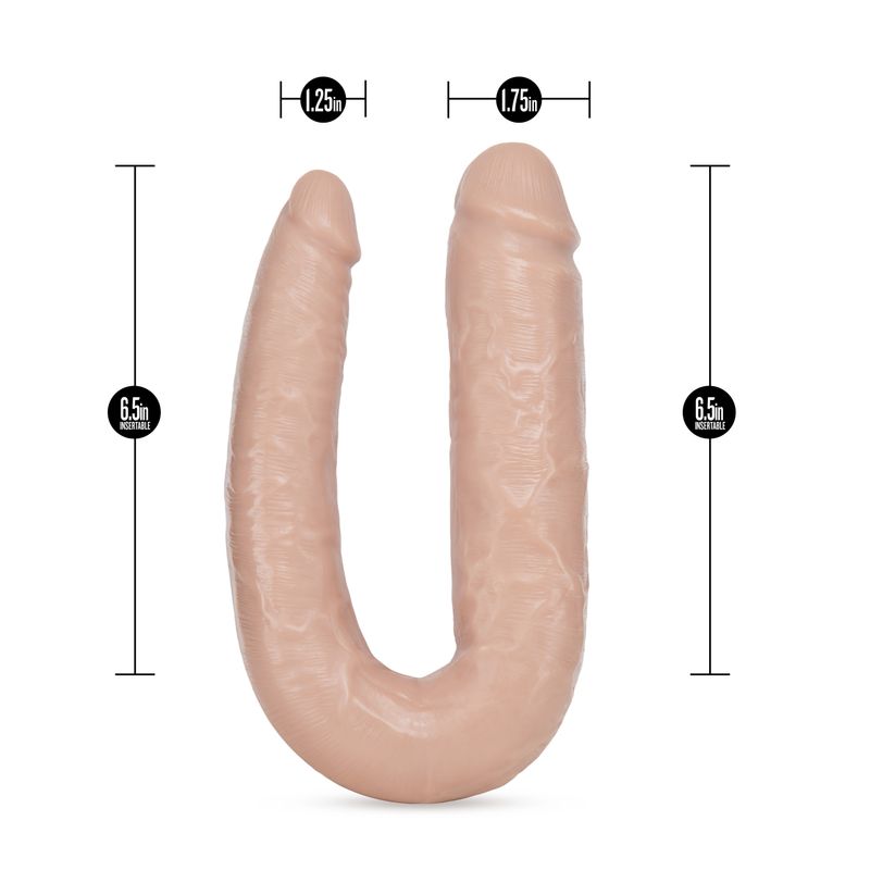 Dr. Skin Dr. Double – Soft U-Shaped Double Penetration Dildo