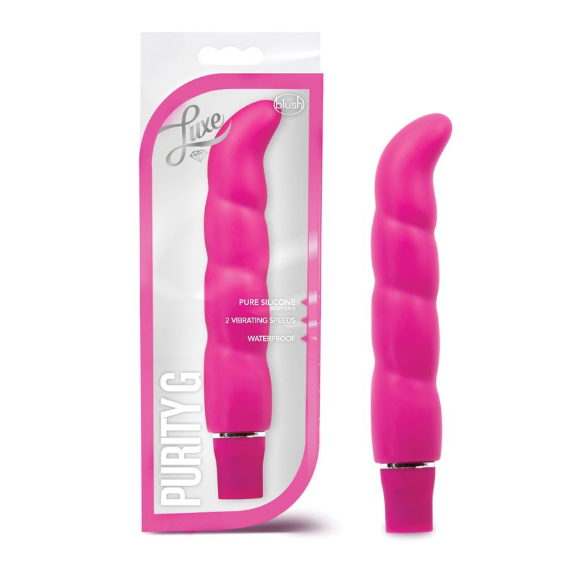 Luxe Purity G Pink 6.25 Inch Vibrating G Spot Toy