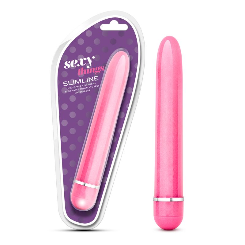 Sexy Things Slimline Vibe Pink 7 Inch Vibrator