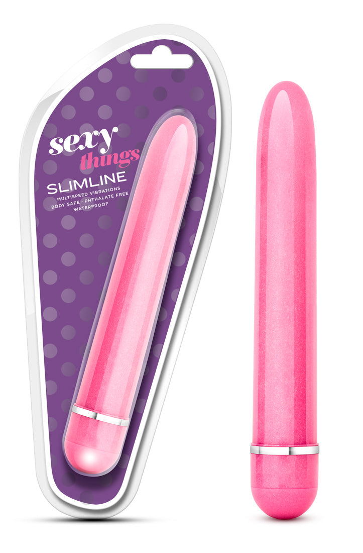 Sexy Things Slimline Vibe Pink 7 Inch Vibrator