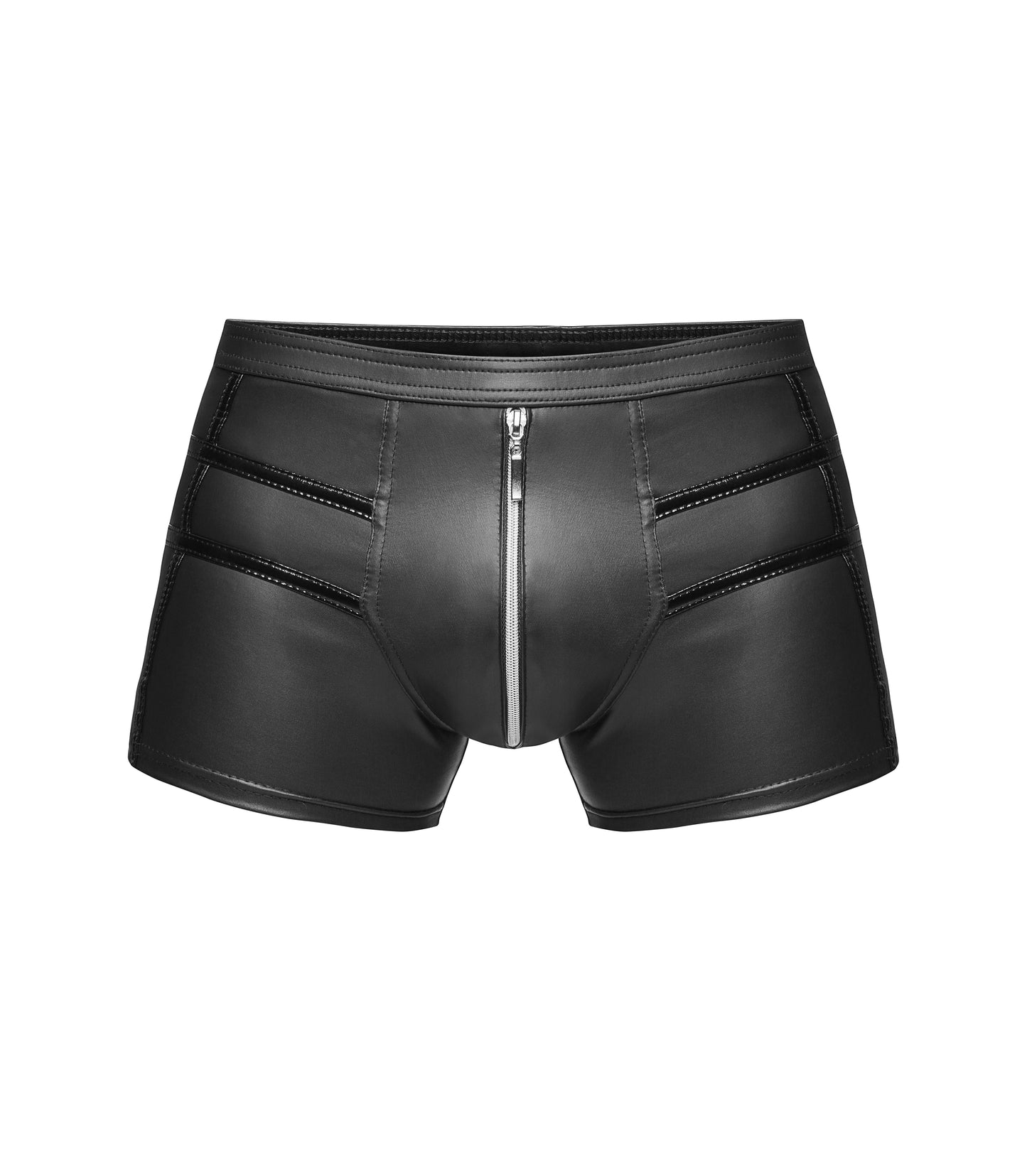 Sexy Tight-Fitting Shorts With Zipper and Stylish Seams Design