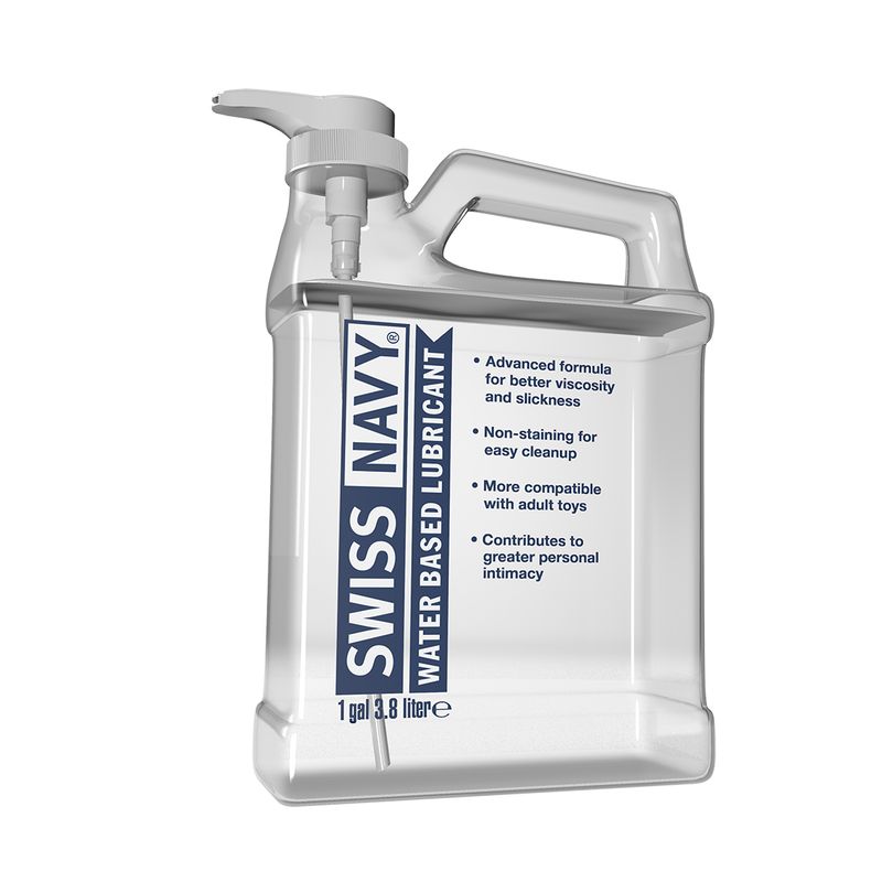 Swiss Navy Water Based Lubricant 1 Gallon 3.8 Liters