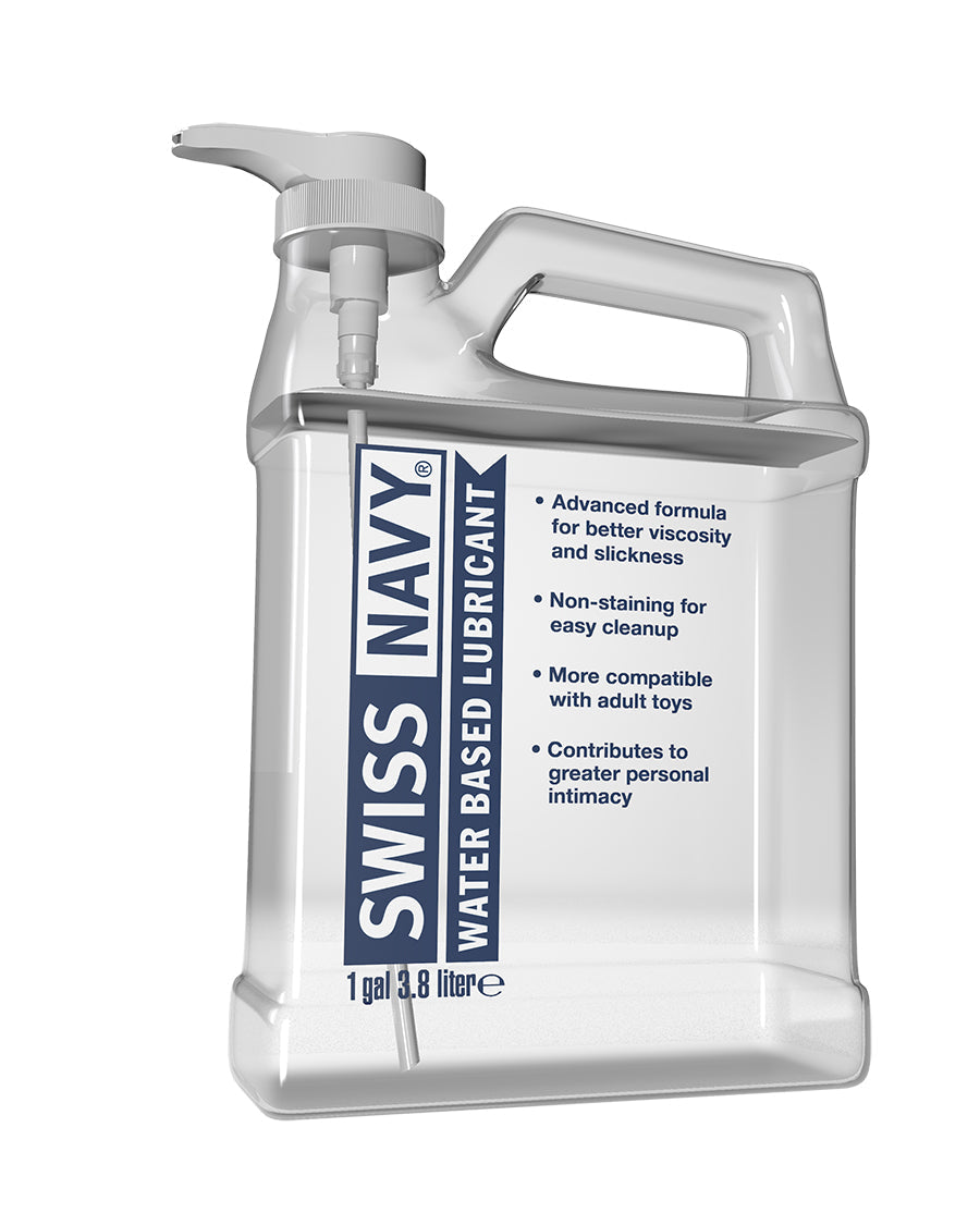 Swiss Navy Water Based Lubricant 1 Gallon 3.8 Liters