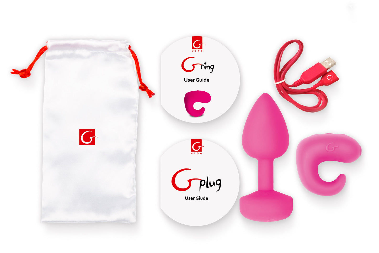 Gkit Sunny Raspberry Remote Control Vibrator 3cm Diameter