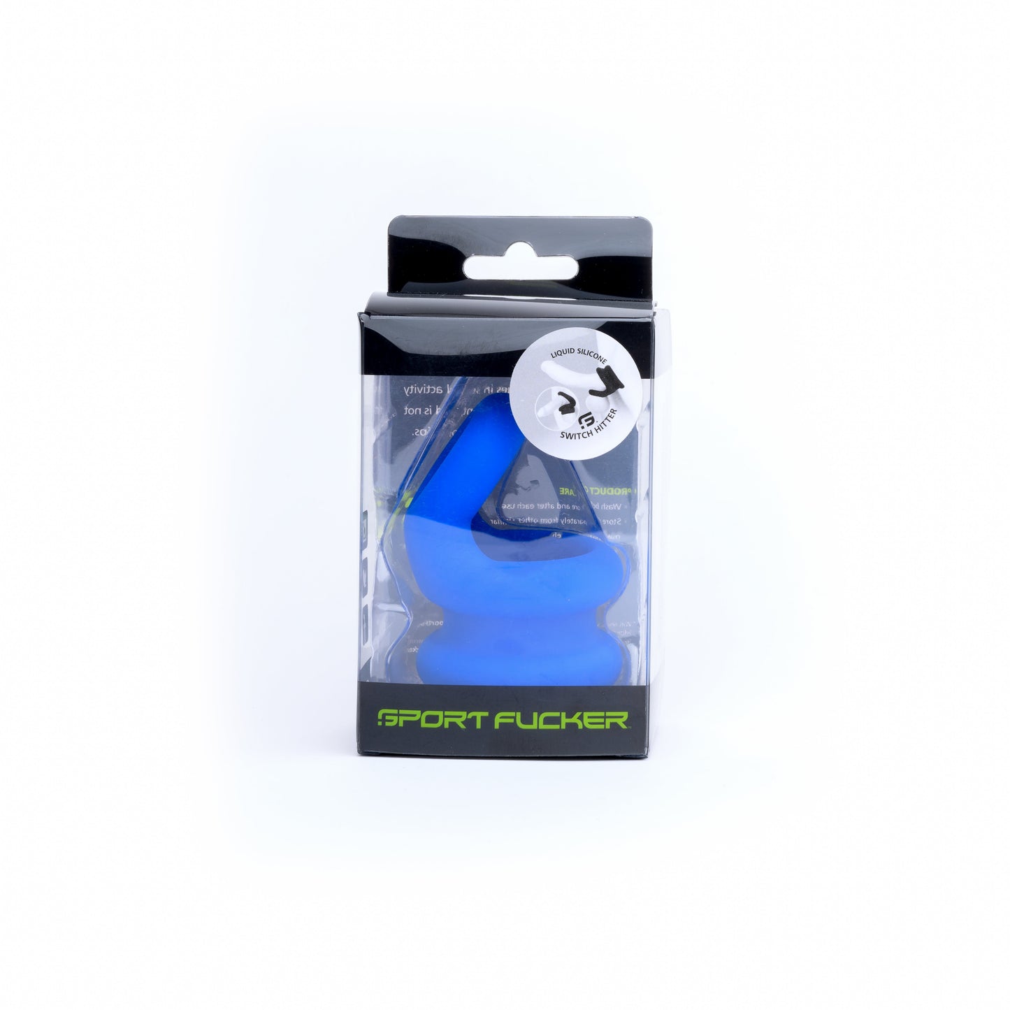 Sport Fucker Switch Hitter Blue Cock Ring and Ball Stretcher 36mm