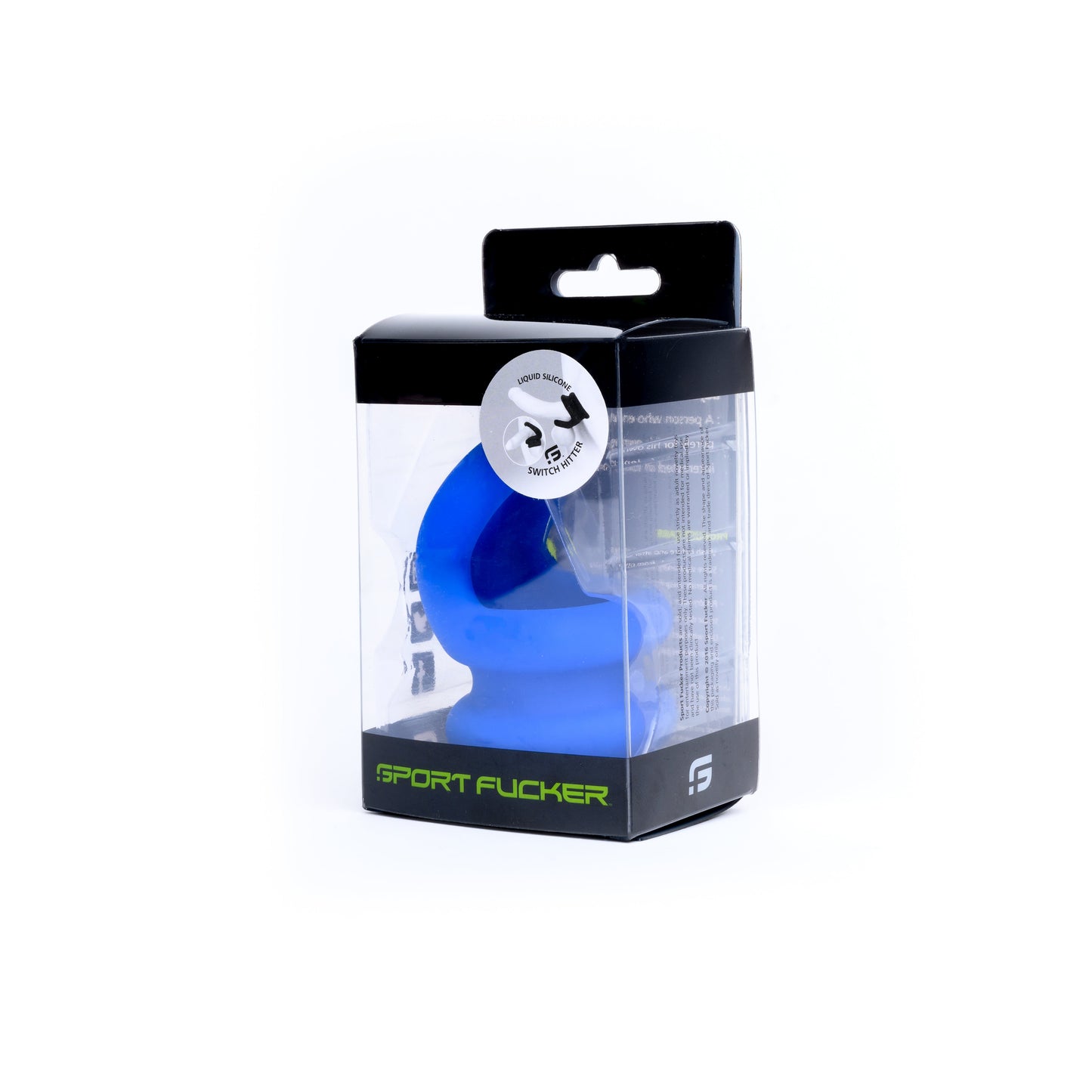 Sport Fucker Switch Hitter Blue Cock Ring and Ball Stretcher 36mm