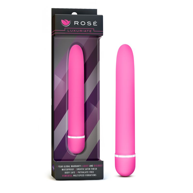 Rose Luxuriate Pink 7 Inch Vibrator