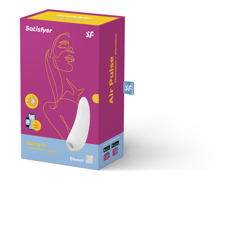 Satisfyer Curvy1+ White Clitoral Stimulator