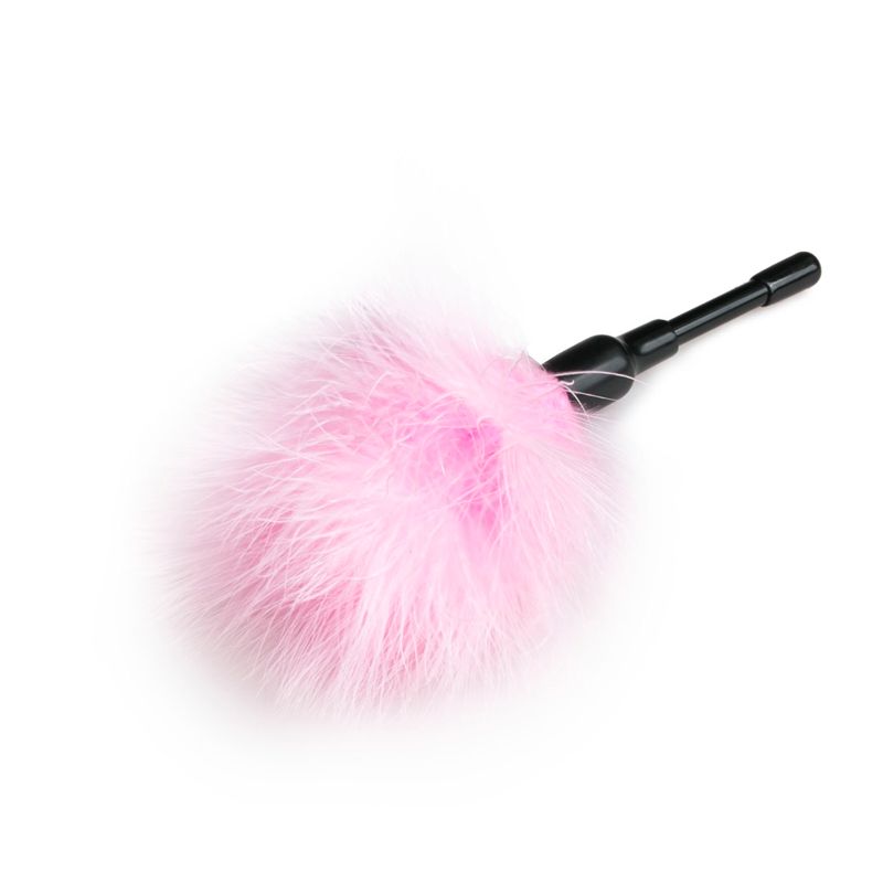 Tickler Pink Small Feather Teaser for Foreplay and Sensual Adventures