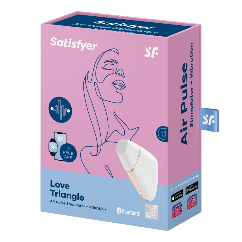Satisfyer Love Triangle White - Compact Pleasure Device