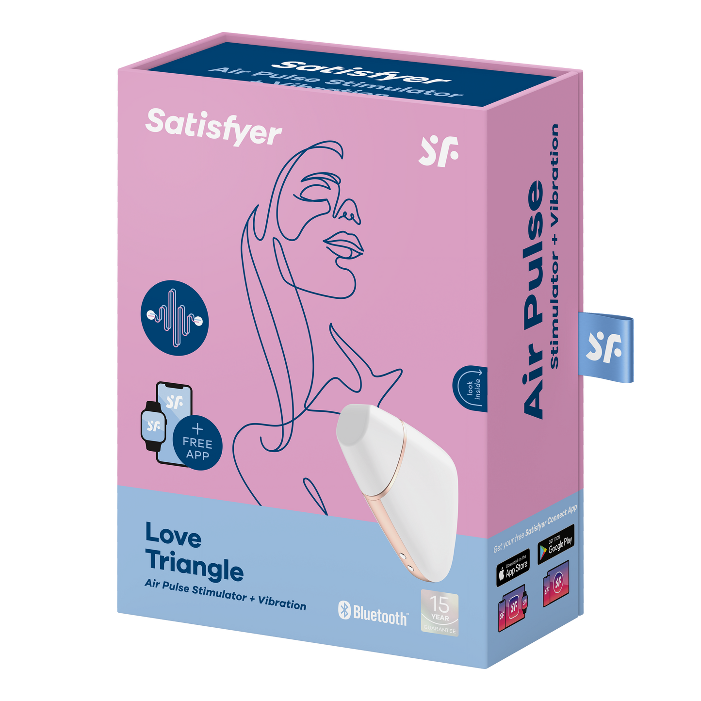 Satisfyer Love Triangle White - Compact Pleasure Device