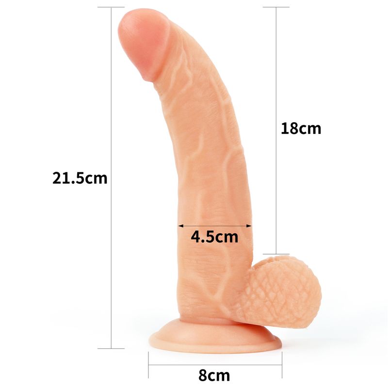Easy Strap-on Set 8.5" (Flesh)