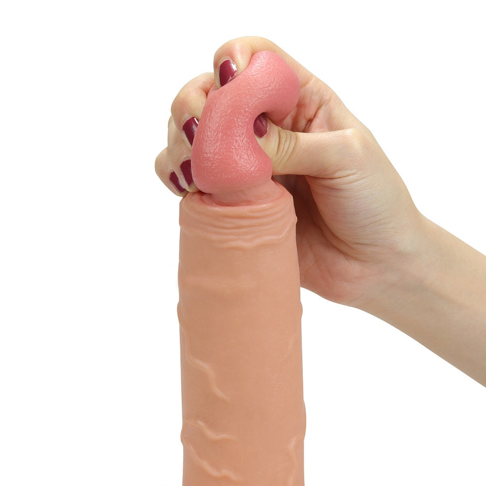 Hollow Big 8.5 Inch Strap-On (Flesh) – Silicone Hollow Dildo Strap-On