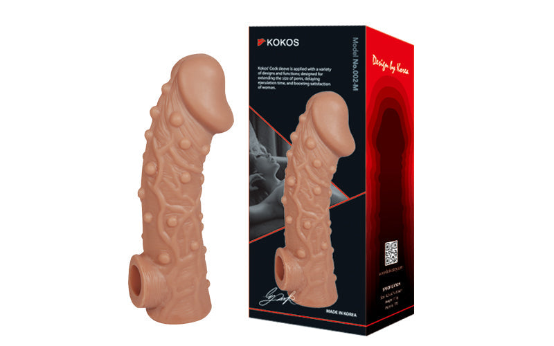 Cock Sleeve 2 Large - Soft Silicone 6.9" Inch add 1" Inch