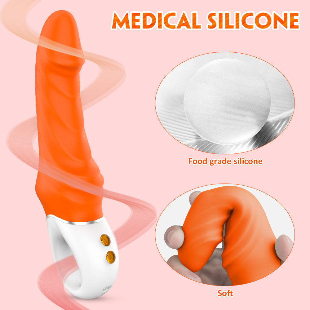 Tornado G-Spot Orange 231mm Long G-Spot Stimulator
