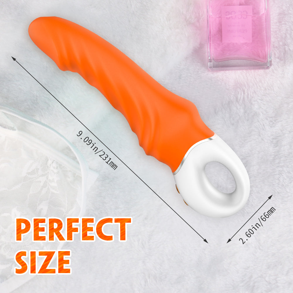 Tornado G-Spot Orange 231mm Long G-Spot Stimulator