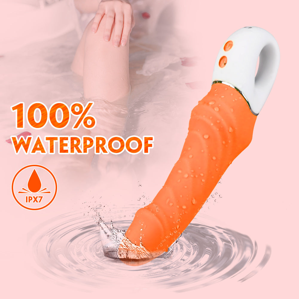 Tornado G-Spot Orange 231mm Long G-Spot Stimulator