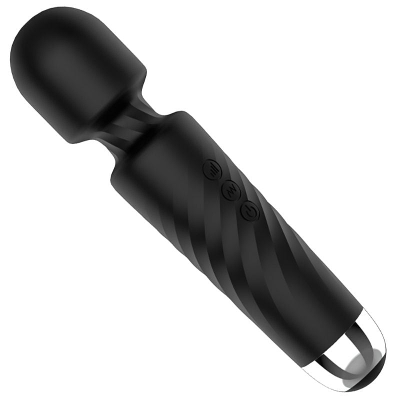Hero 2 Wand Black Compact Massage Device