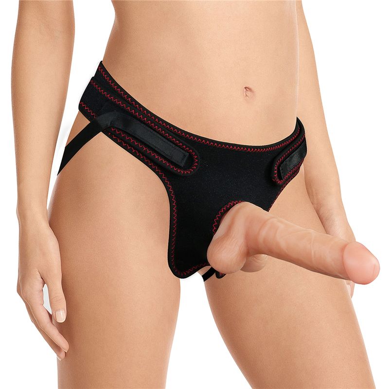 Easy Strap-on Set 7.5" (Flesh)
