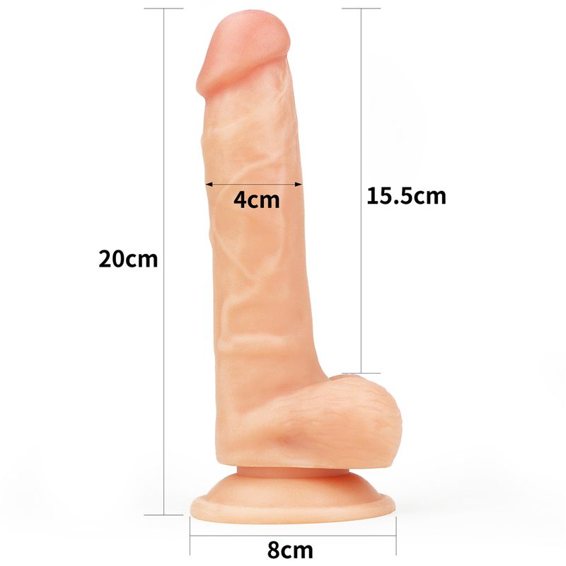 Easy Strap-on Set 7.5" (Flesh)