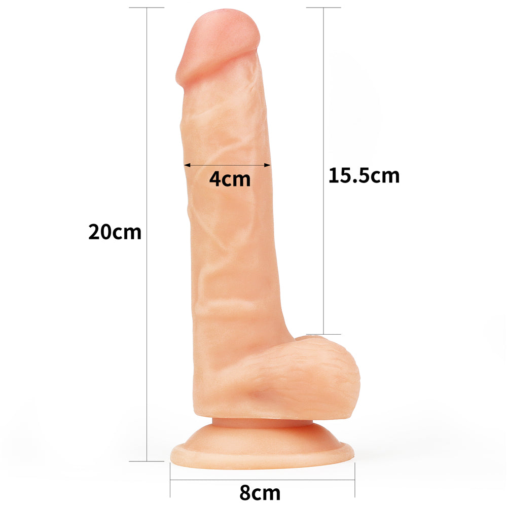 Easy Strap-on Set 7.5" (Flesh)