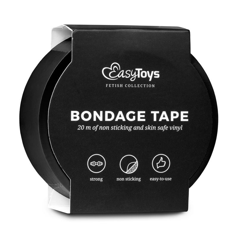 Bondage Tape Black Self-Adhesive Versatile