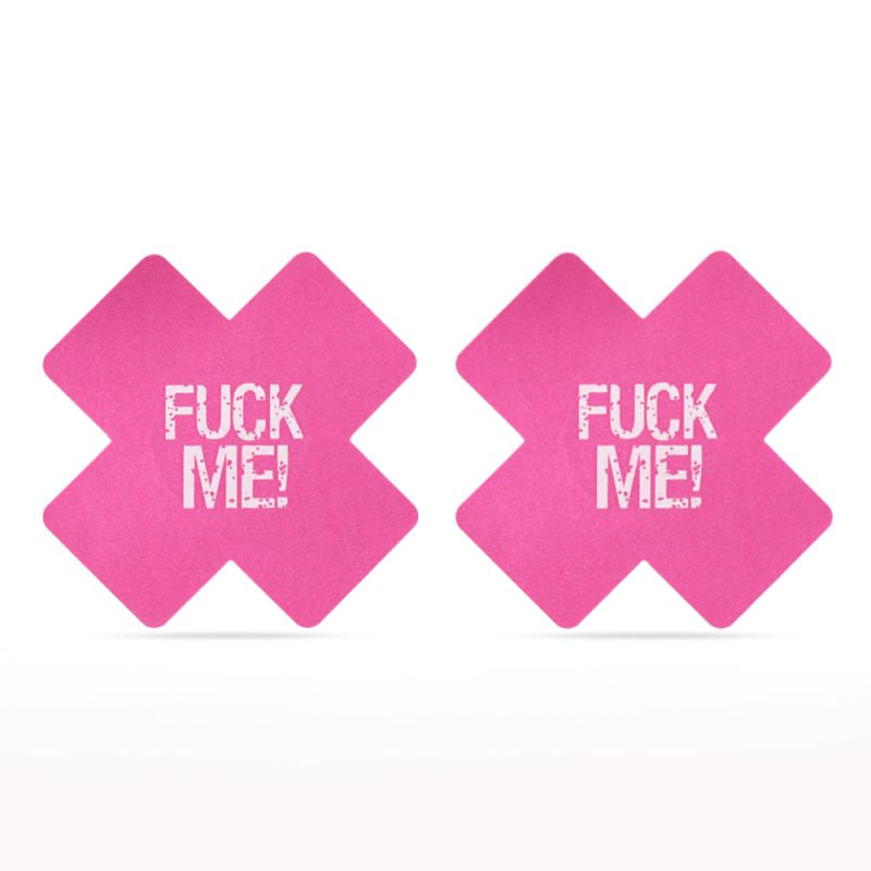 Cross Pattern Nipple Pasties Twin Pack