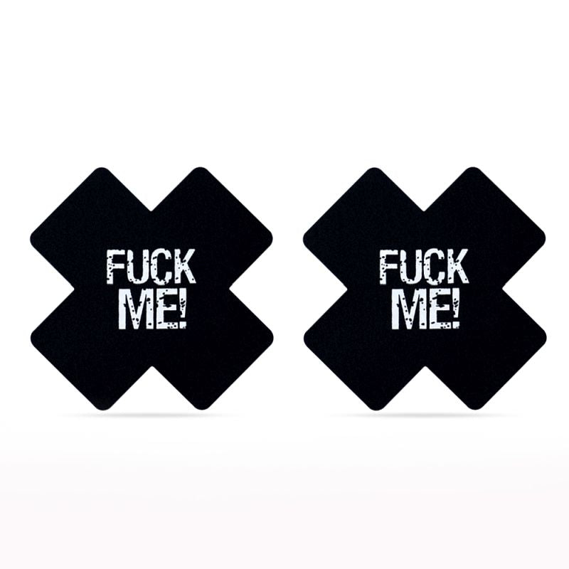 Cross Pattern Nipple Pasties Twin Pack