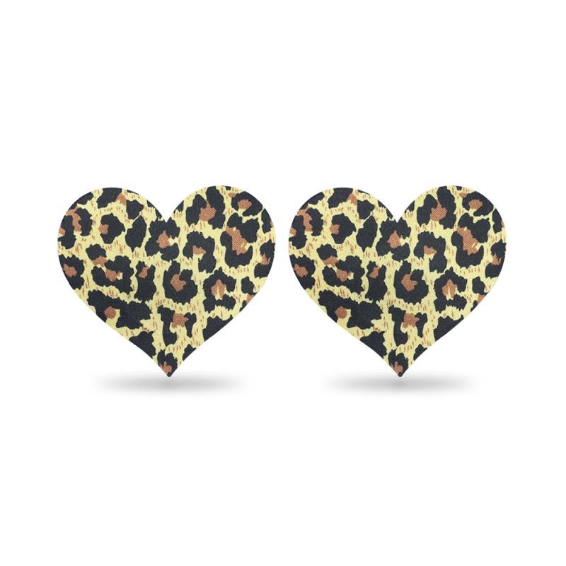 Leopard Sexy Nipple Pasties Twin Pack for Daring Outfit Accessories