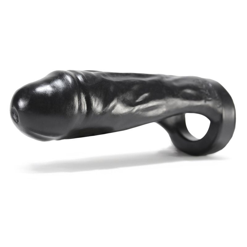 Thug Double Fucker Black - Thick Girth Silicone Penetrator - 8 Inch