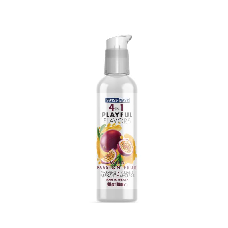 Playful Flavours 4 In 1 Wild Passion Fruit 4oz/118ml Lube