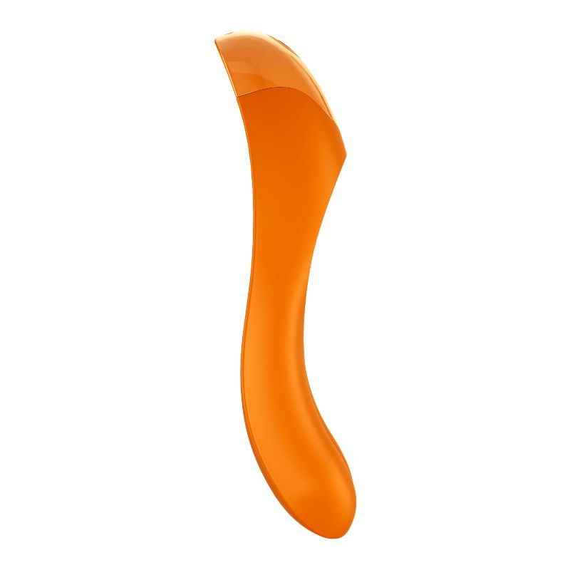 Satisfyer Candy Cane Finger Vibe Orange - Compact Pleasure Toy