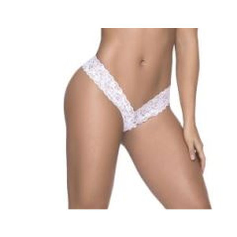 Sexy Lace Thong in White