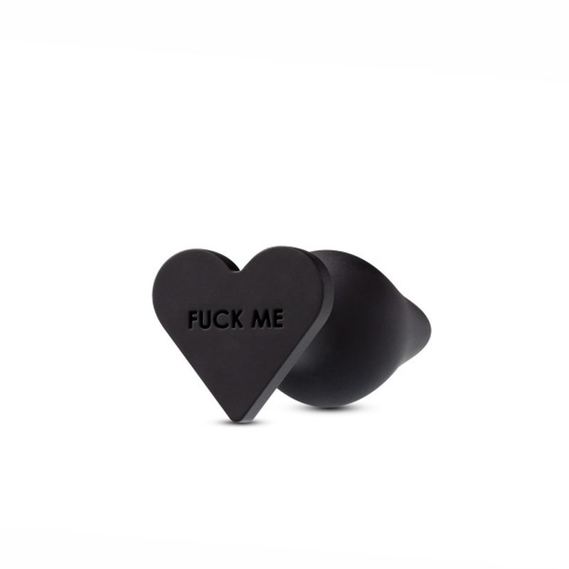Temptasia Heart-Shaped Butt Plug Black