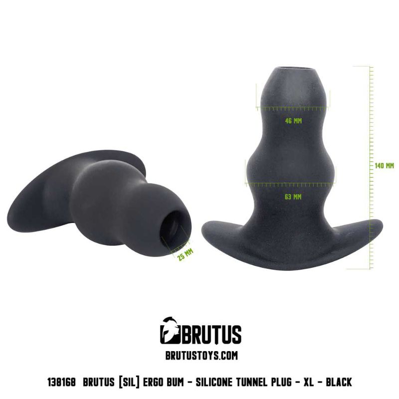 Brutus Ergo Bum Tunnel Plug XL – Silicone XL Anal Plug