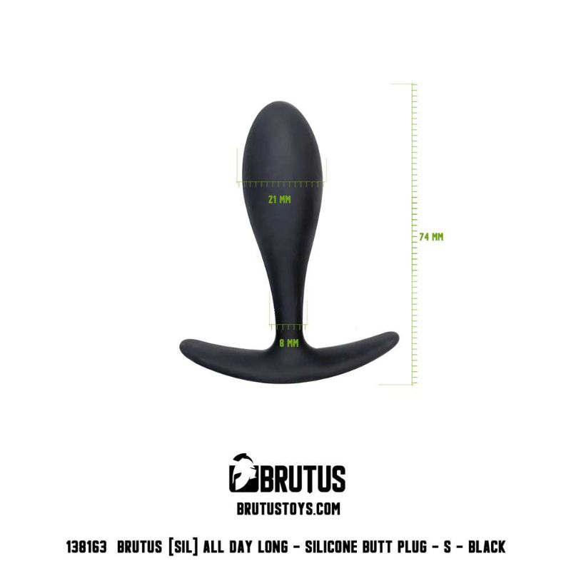Brutus All Day Long Small – 7.4cm Silicone Butt Plug