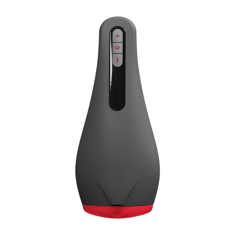 Airturn 2 (Black) – Waterproof Heating Suction Masturbator with Vibration and Warming Functions