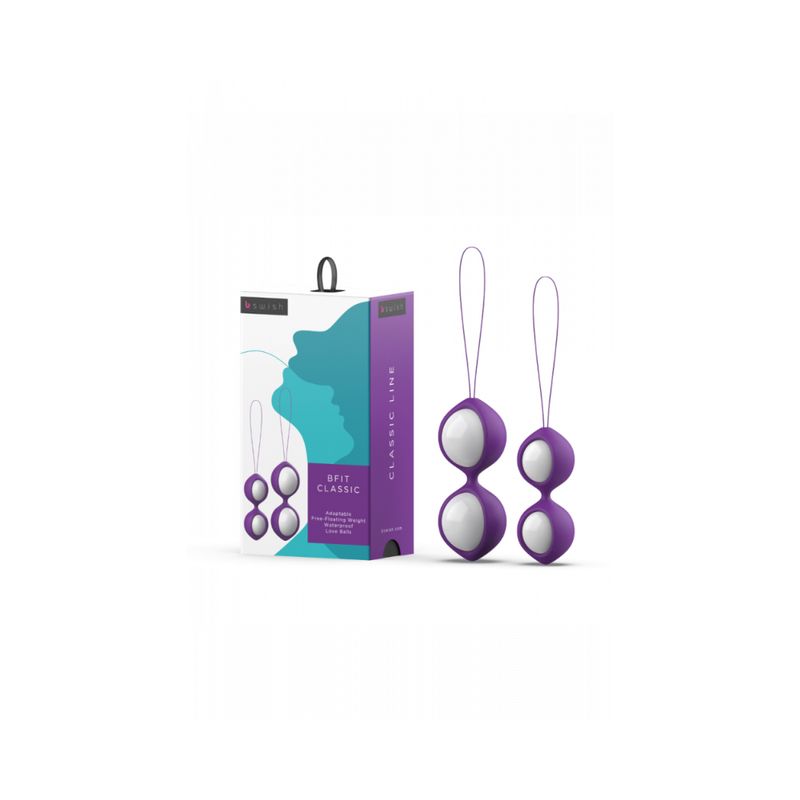 Bfit Classic Purple Love Balls Kegel Weights 28g to 38g
