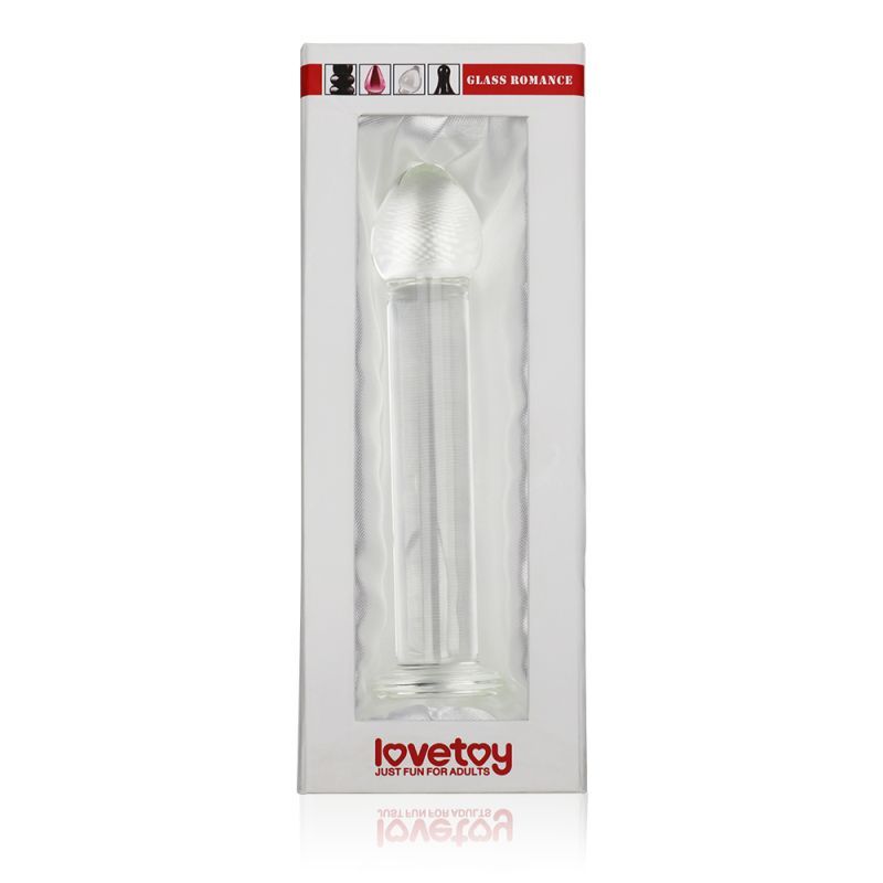 Glass Romance 1 Clear 7in Luxury Glass Dildo 7 Inches