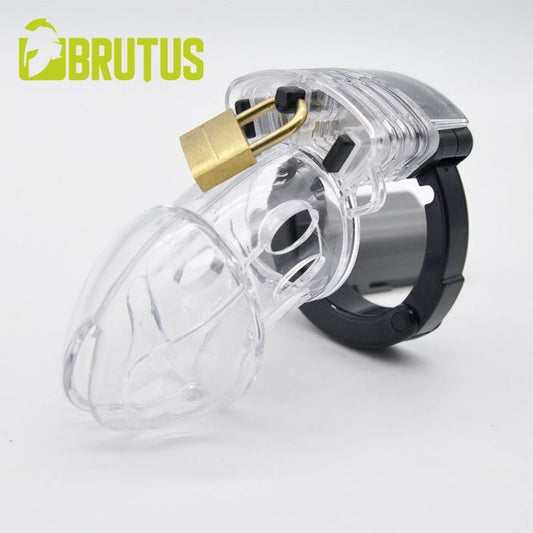 Brutus Alpha – Male Chastity Cage with Adjustable Hinged Cock Ring