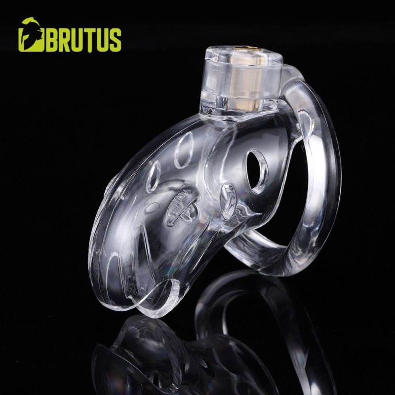 Brutus Shark – Adjustable Polycarbonate Chastity Cage with Ergonomic Rings