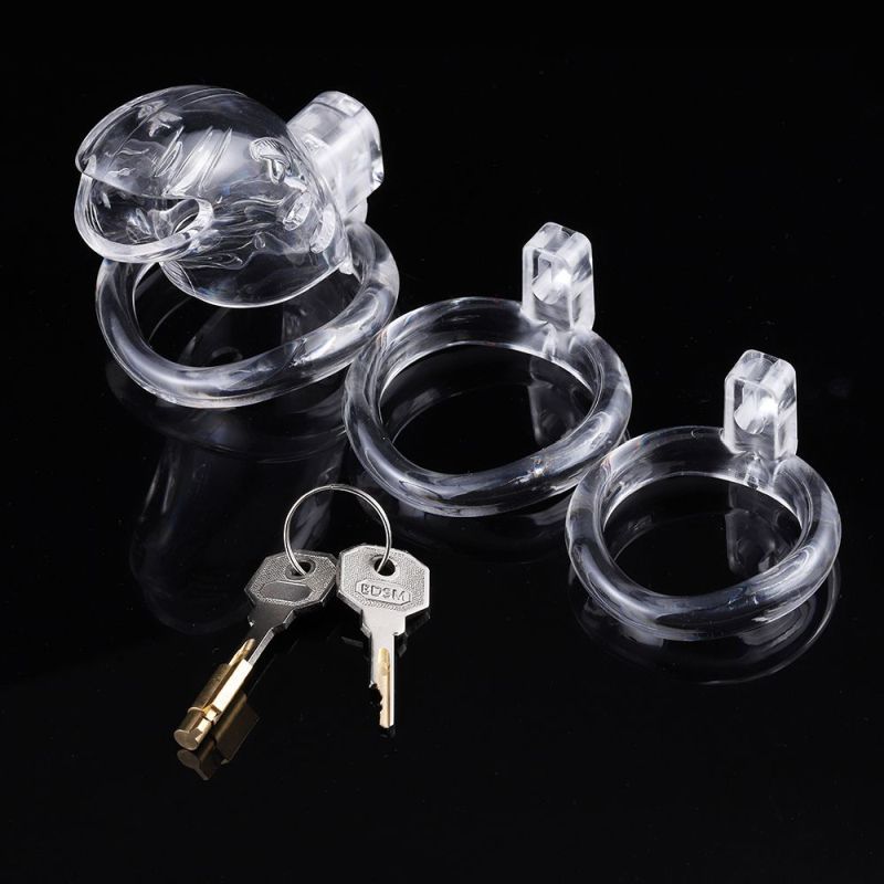 Brutus Shark – Adjustable Polycarbonate Chastity Cage with Ergonomic Rings