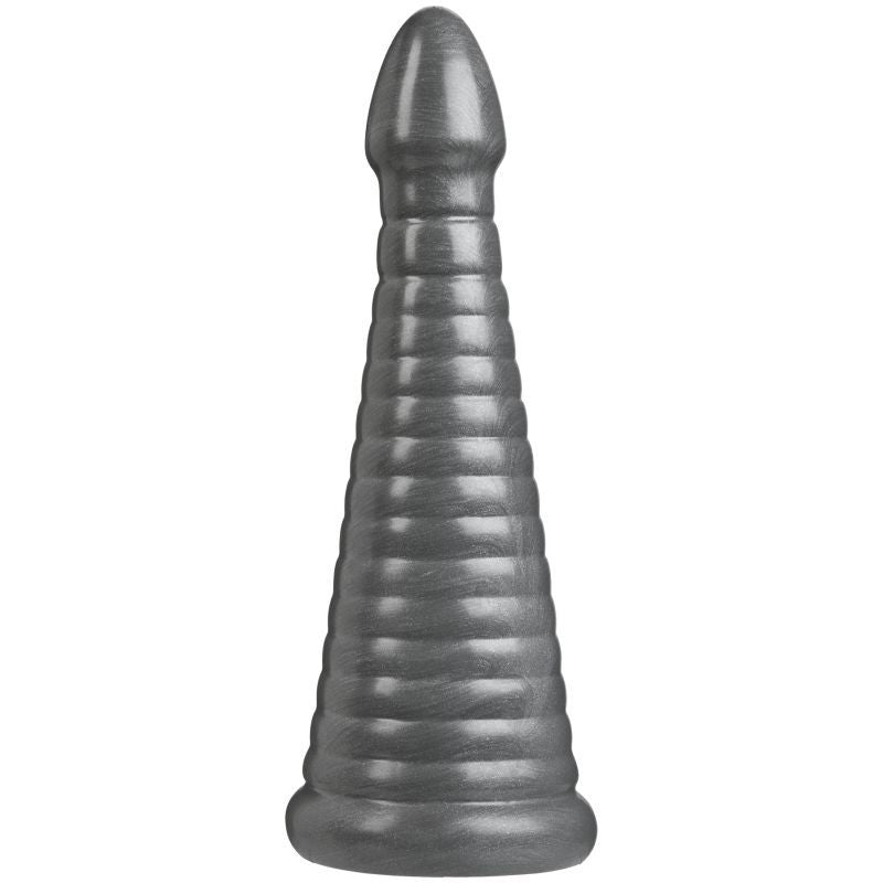 Rockeye 11 Inch Anal Dildo Gun Metal