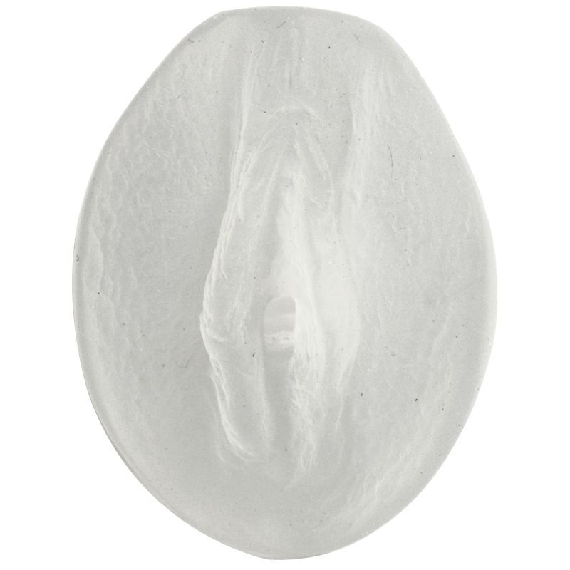 Palm Pal Ultraskyn Pussy Frosted Clear 6 Inch Masturbator