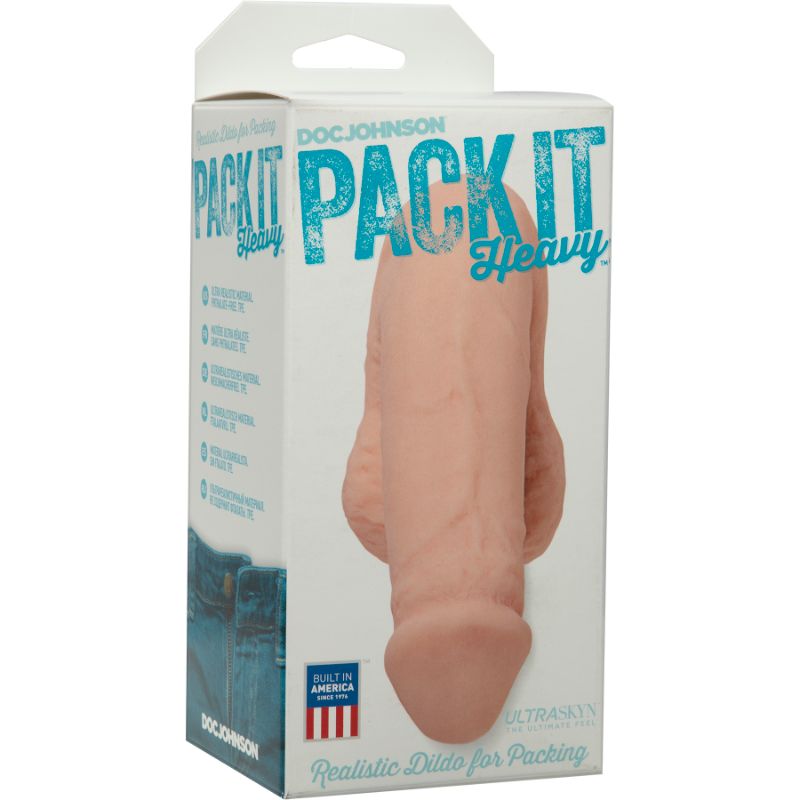 Pack It Heavy White 5.5 Inch Realistic Packer