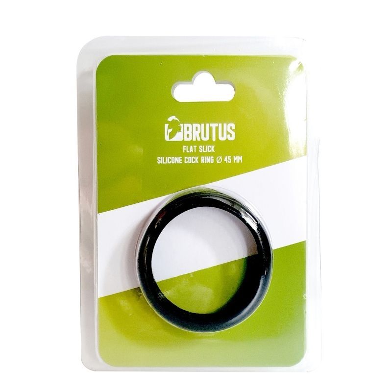 Brutus Flat Slick – 45mm Silicone Cock Ring